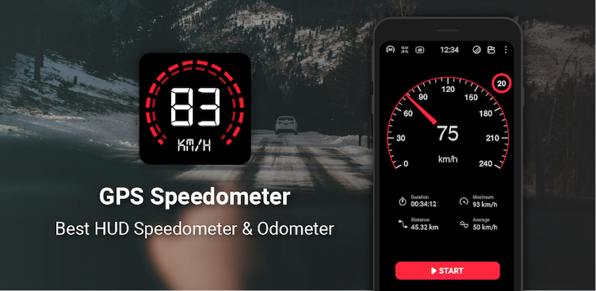 GPS Speedometer : Odometer HUD